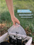 Hympuae 3 Set, Ultra Light Portable Collapsible Outdoor Cutlery Piece Foldable Plate,Bowl,Cup,Easy To Clean