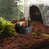 QUWHIZ Hermit Crab Tire Swing Toy Suction Cup Hook Climbing Toy Terrarium Decor Climbing Swing for Hermit Crabs, Small