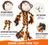 Rope Dog Toys for Small Dogs, Tug of War Toys, Squeaky Toys to Keep Them Busy, Interactive for Aggressive Chewers