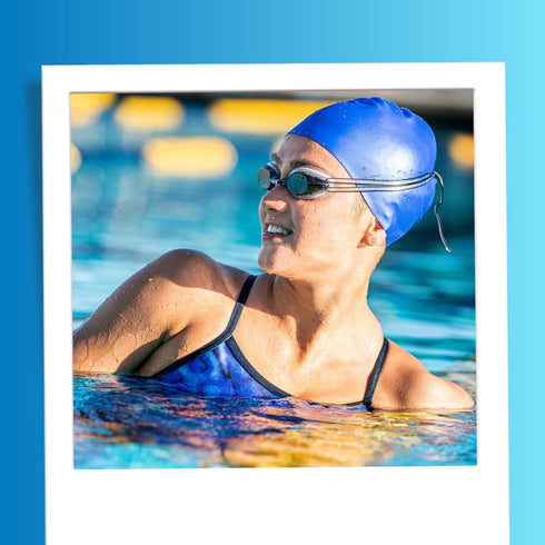 Sporti Unisex Adult Swimming Goggles, Antifog Swim Goggles for Men & Women, Shatter-resistant, Double Straps