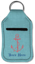 Small Personalized Chic Beach House Hand Sanitizer & Keychain Holder