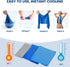 Clothirily (40"x12"), 6 Pack Cooling Towels Breathable Cooling Towels for Neck and Face, Men & Women Workout Towel