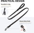 PUPTECK Reflective Dog Leash, Durable Nylon Lead with Comfortable Padded Handle for Small Medium Large Dogs, Black, M