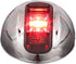 NV3012SSR-7 2-Mile attwood LightArmor Vertical Surface Mount Navigation Light, Red LED Lighting, Round Stainless