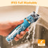 50dB IPX5 Dog Clippers for Grooming Thick & Matted Hair - Titanium Blade, Ultra-Quiet, Waterproof & Cordless | Patented