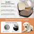 PEATCEC 35lbs, 2 Seamless Dog Car Seat for Small/Medium Dogs Under Detachable & Washable Elevated Pet Travel Bed