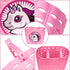 Kids Bike Basket Set for Girls, Handlebar Basket with Unicorn Bracelet, Bell, Streamers, and Sunglasses