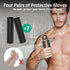 Grip Strength Trainer 4 Pack, 50LB-200LB Metal Hand Grip Strengthener, Non-Slip Heavy-Duty Forearm Exerciser