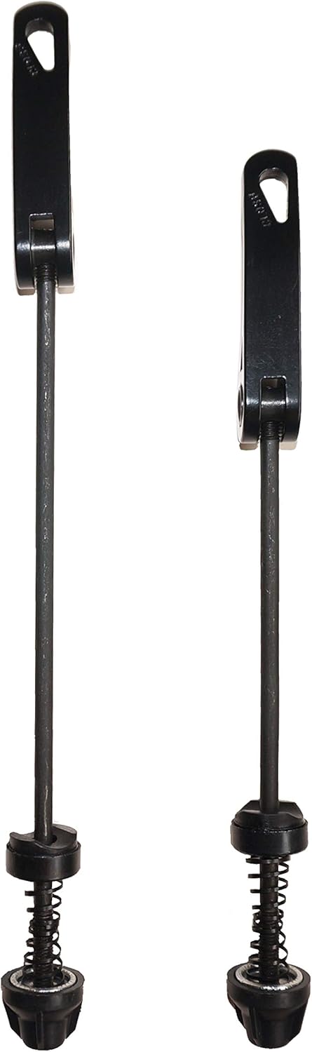 Road Mountain Bicycle MTB Wheel Hub - Front and Rear Skewers Quick Release Skewer Clip Bolt Lever Axle QR