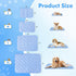 Rywell Dog Cooling Mat 2.0 - 44 * 32 Thicken Cooling Mat for Extra Large Dog, Waterproof Color Changing Fiber