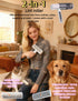 ZHUOYUE ZX 3-in-1 3PCS, Deshedding Dog Brush, Deshedding Dog Grooming Brush & Undercoat Rake with Dematting Comb