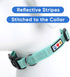 Pawtitas Reflective Dog Collar - Adjustable for Small Dogs, Puppy Collar - Teal