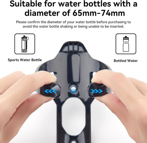 for Airtag Bike Water Bottle Holder, Waterproof for AirTag Mount Hidden GPS Tracker Anti-Theft, Bicycle Bottle Cages