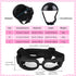 Frienda 4 Pieces Pet Dog Helmet and Goggles Set, Padded Motorcycle Helmet and Sunglasses for Small Dogs