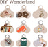 16-Pack Metal Round Carabiner Clips,Trigger Spring O Rings - for Purses, Collectible Toy Keychains, Keychains