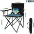 Set 2, 275lbs HaSteeL Foldable Camping Chair of Folding Camp Chairs for Adults, Large Portable Lawn Chair for Outdoors
