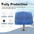 600D 18W 20D 14H inch, Explore Land Boat Folding Seat Cover - Waterproof Heavy Duty Boat Folding Chair Cover - x x Blue