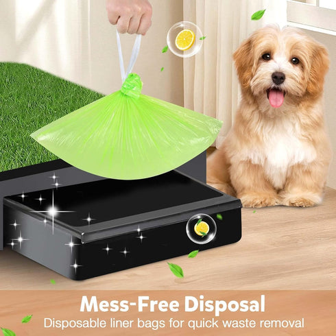 30 Pack Xfire Pet Loo Liners for Petsafe Dog Potty Pee Pod, Disposable Pet Loo Tray Liner Bags with Absorbent Pads