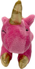 FOUFIT 85601 Unicorn Plush Toy for Dogs, 6" Pink