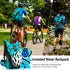 NONSAR 3L Hydration Backpack Pack with Insulated Water Bladder, Daypack for Hiking, Running, Climbing, Rave, Festival,