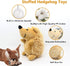 Durable Dog Squeaky Toys, Interactive Plush Chew Toys for Small, Medium, Large Dogs (Grey+Yellow, Hedgehogs)