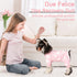 Dog Recovery Suit - Female/Male Dog Onesie for Small Breed Surgery Recovery, Pink Swan, Medium