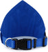 Doggie Stylz Service Dog Bandana XS Blue with Reflective Strip for Night Safety, Built-in Matching Collar
