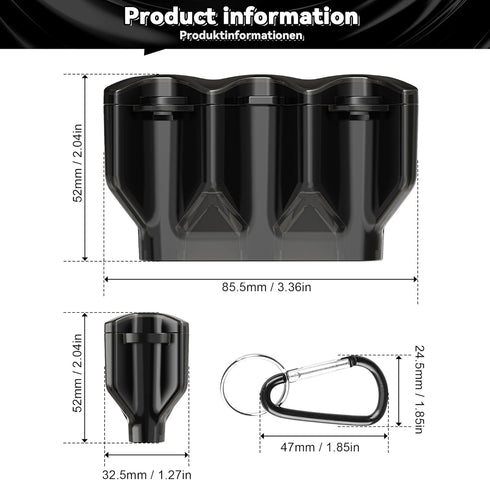 Set 3 CyeeLife Darts Flights Storage Case | Stores of Flight | Darts Holder | Dart Case | Dart Accessories