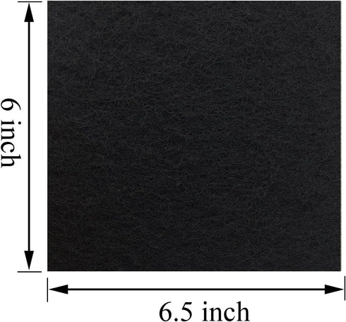 6 Pack Charcoal Cat Litter Box Replacement Filter, Hooded Cat Litter Boxes and Pans