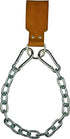 Leather Dip Belt Strap with Chain for Weight Lifting, Made in the USA for Dips and Pullups