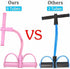 Multi-Function Tension Rope Band & Pedal Puller Resistance Band for Abdomen/Waist/Arm/Leg Stretching
