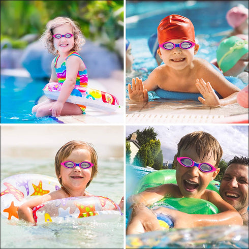Kids Swim Goggles, Swimming Goggles for Boys and Girls, Toddlers Age 2-12
