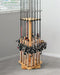 Ghosthorn Fishing Rod Holders for Garage - 360 Degree Rotating Fishing Pole Rack Holds up to 16 Rods