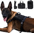 IronSeals Service Dog Vest Harness, Tactical Molle Dog Vest with Detachable Patches and Pouches