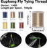Riverruns Super Realistic Fly Tying Material, Twisted Thread 3/0, 6/0, 8/1, Body Thread Proudly from Europe