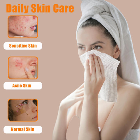 (28PCS) Disposable Compressed Towels Tablets,Portable Quick Absorbent large Size Face Wash Cloth,Reusable Cotton Facial