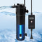 Aquarium Filter with U-V Light - Submersible Filter for 40 to 120 Gallon Fish Tank