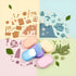 Fansoftiks 500 Paper,5 Sheets Colorful Disposable Soap Boxes Hand Cleaner Fragrance Mini Color Soap Papers for school
