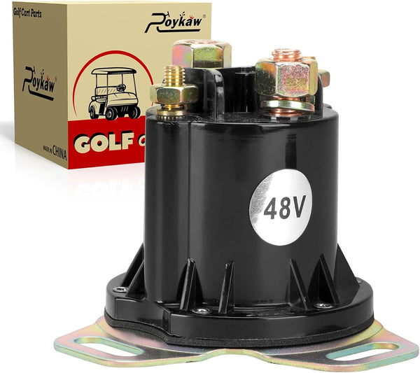 Roykaw Golf Cart Solenoid 48 Volts 150A - 4 Terminal for 48-Volts EZGO RXV Electric Golf Cart
