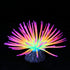 Glowing Fish Tank Decorations, 4 pcs Glow Aquarium Ornaments (Purple Coral, Rainbow Sea Urchin, Green Kelp, Pink
