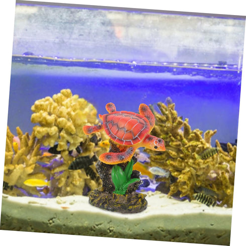 Kisangel Fish Tank Decoration, Marine Animal Ornament, PVC Norway Sea Life Figurine
