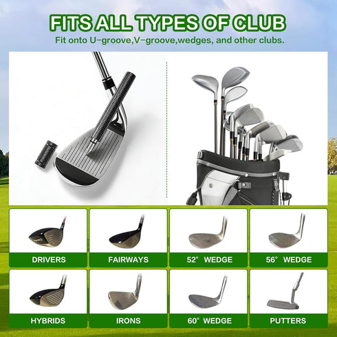 Nvobghdi 30Pcs Counter, Golf Accessories Kit with Towel, Club Brush & Groove Cleaner, Golf Balls, Tees, Score Ball Line