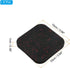 PATIKIL Treadmill Mat, 6 Pcs Exercise Equipment Mat Noise Reduction for Floor Protection, Washing Machine Pads, Anti Vibration Rubber Mats for Bike, Black/Red