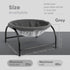 Cat Bed Dog Bed Pet Hammock - Detachable, Breathable, Easy Assembly Indoor Outdoor Supplies, 16.9 in x 16.9 in x 9.5 in