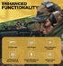 W01 Communication Walkie Talkies Compatible with Walker's Razor Slim Electronic Ear Muffs, Handsfree for Outdoors