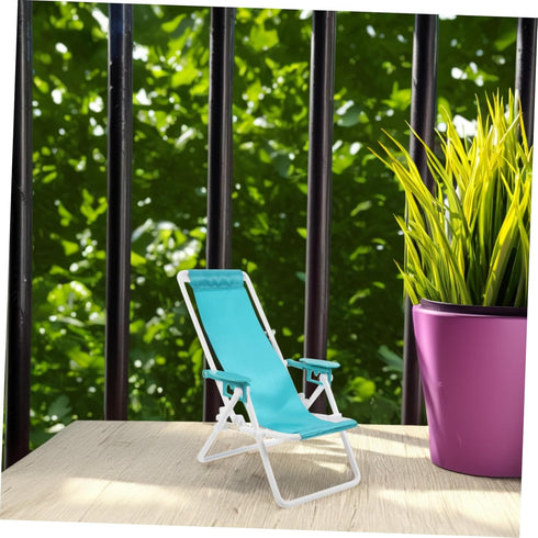 Inflatable Mini Beach Lounger Chair - Portable Outdoor Chair for Adults