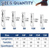 JSHANMEI Fishing Swivels Snaps Rolling Barrel Swivels with Safety Snap High Strength Freshwater Saltwater Fishing Snap Swivels Fishing Tackle Accessories Lure Line Connector