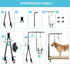 Dog Grooming Table Arm, 35" Height Adjustable with Double Clamp for Small and Medium Dogs, Grooming Loop Noose