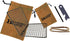 Portable Bushcraft Stainless BBQ Cooking Grill Grate, Mini Knife, Bamboo Cutting Board, Fire Starter Kits