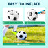 2/3/4/5 1 2 3 Pack Soccer Ball Size with Pump & Bag, Deflated Ball - or - Classic Black & White - Durable Soccer Ball